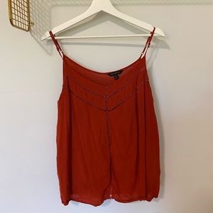 Orange Dressy Tank-Top